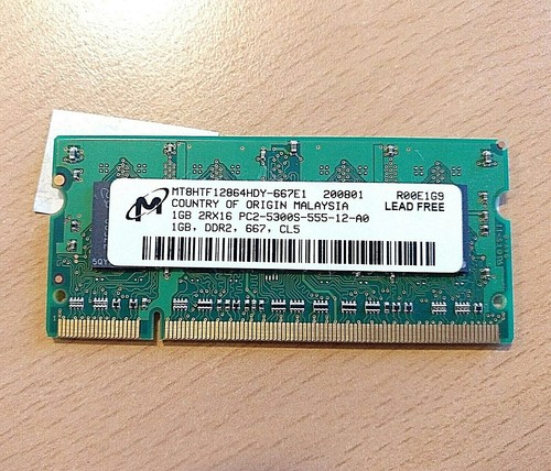 Mt8htf12864hdy 667e 1gb ram - mt8htf12864hdy-667e,