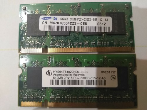 2x512mb samsung - 2x512mb, (samsung