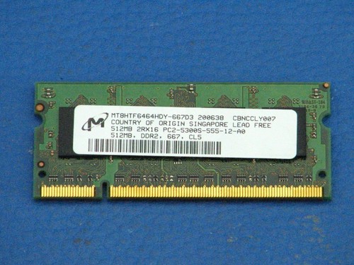 512mb ram speicher 2rx16 - speicher,