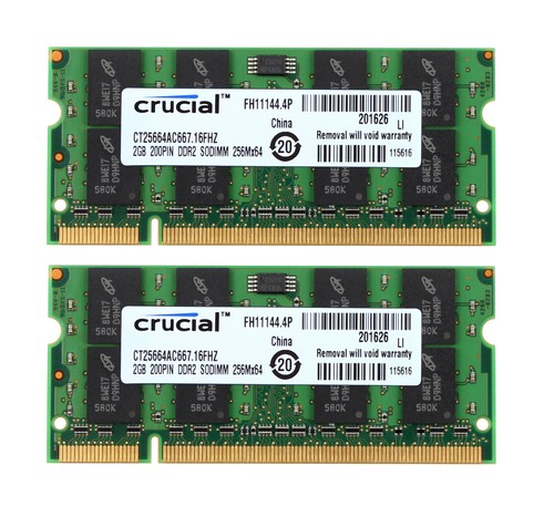 Crucial 4gb 2gb 2rx8 - 2x,