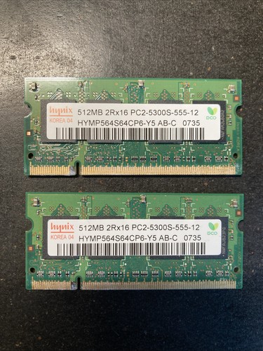1gb ram 2x512mb 2rx16 - ram,